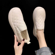 Women's Fleece Warm Thick-Soled Slip-on Shoes