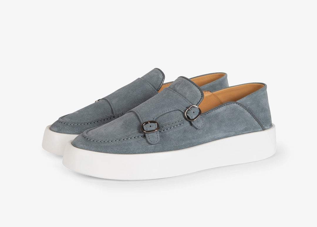 🔥30% OFF🔥SLIP-ON SUEDE DOUBLE BUCKLE SHOES
