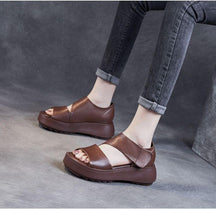 Vintage Roman Velcro Sandals