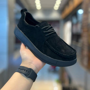Men's retro casual leather slip-on shoes
