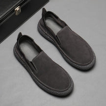 Men's Leather Breathable Casual Slip-on Loafers