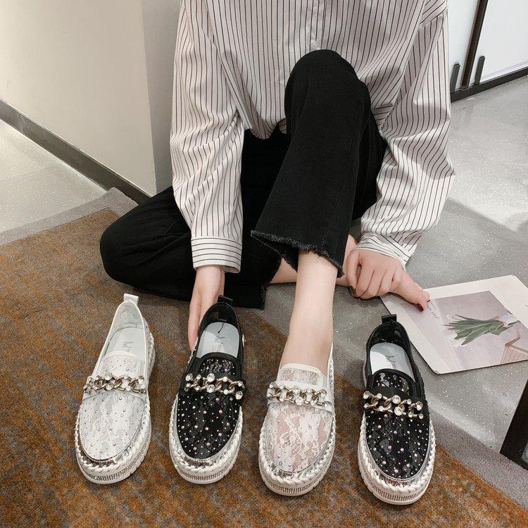Women's breathable mesh loafers