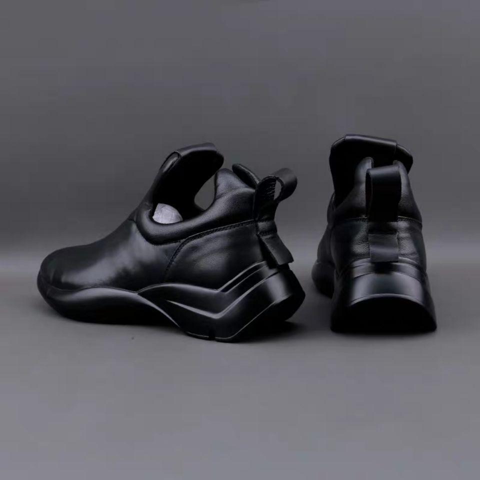 Men's Autumn Winter Fleece Thick-soled Casual Shoes