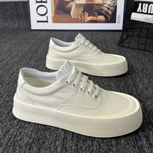 Lace-up canvas breathable casual shoes