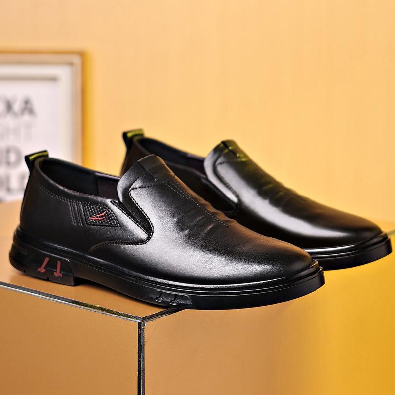 Men's Genuine Leather Casual Soft Sole Breathable Leather Shoes