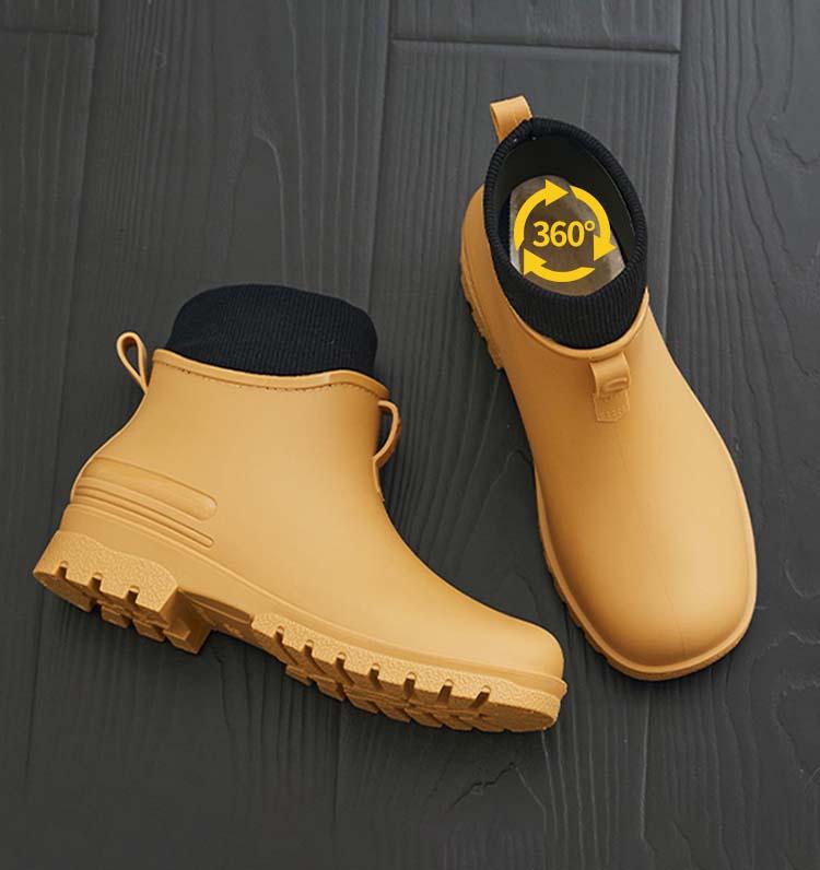 Men's Waterproof Non-slip Warm Fleece Shoes