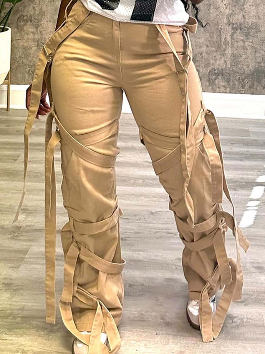 Lace-Up Pants