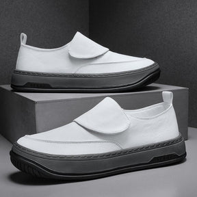 Men's Autumn Winter Leather Slip-on Shoes