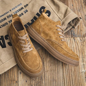 High Top Casual Suede Vintage Boots