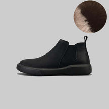 Men's High-top Leather Short Chelsea Boots