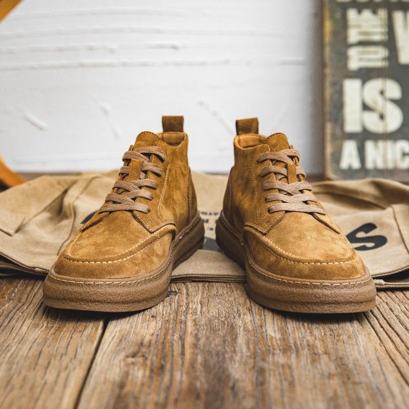 High Top Casual Suede Vintage Boots