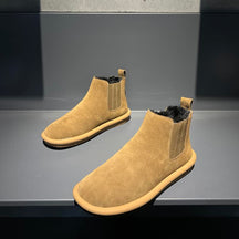 Men's Winter Fleece Warm Slip-on Boots