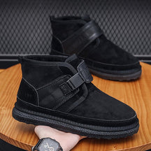 Men's High-top Winter Warm Fleece thickened Buckle Boots