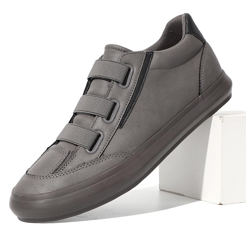 Breathable casual low-top leather shoes