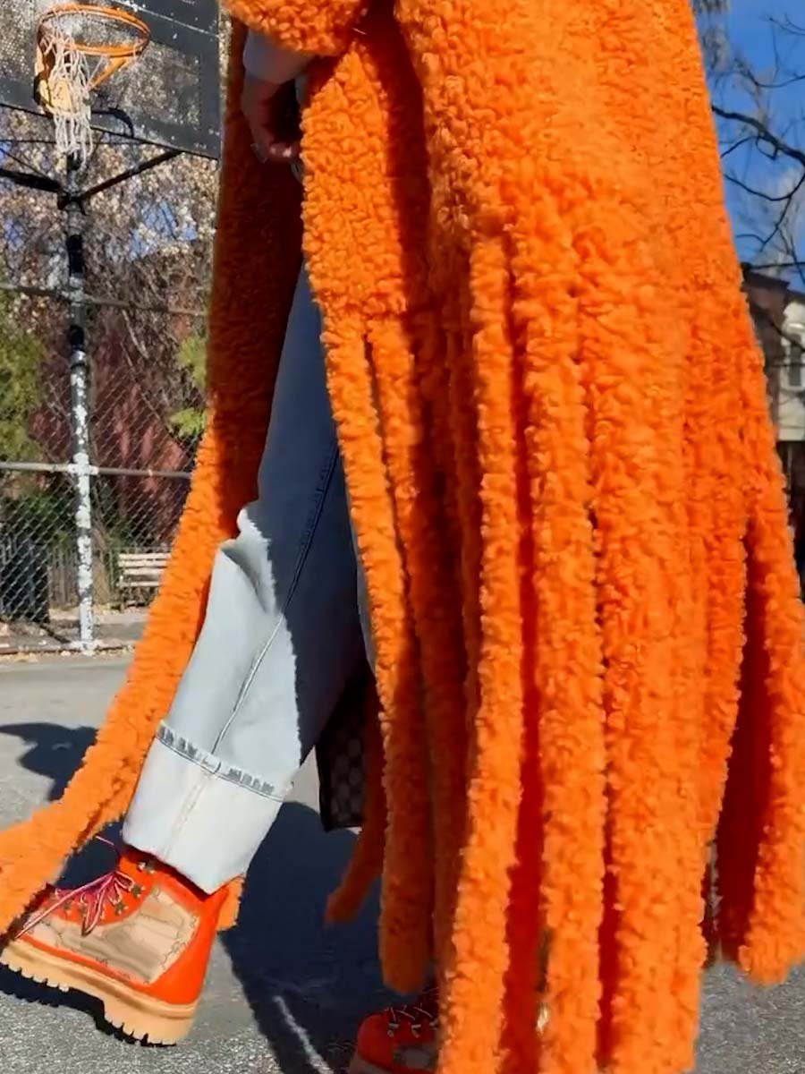 Orange Long Coat