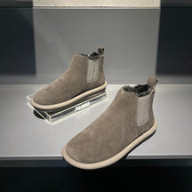 Men's Winter Fleece Warm Slip-on Boots