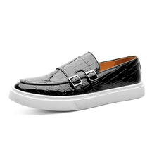 Men's business formal leather slip-on loafers