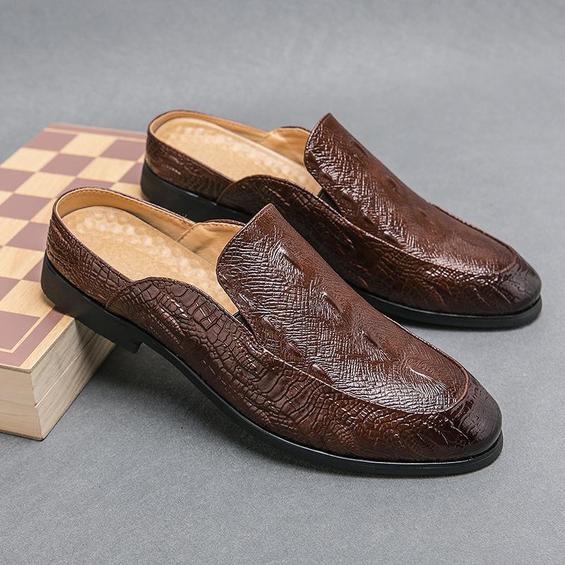 Men's Leather Slippers