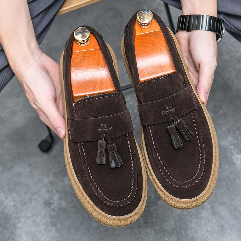 Men's Fringed Slip-on Loafers