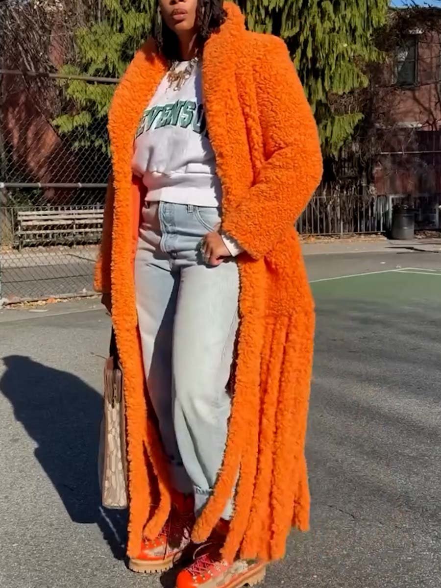 Orange Long Coat