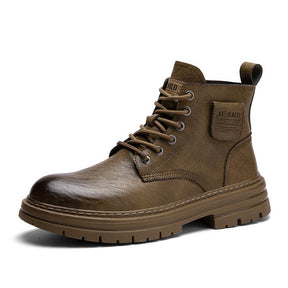 Men's leather boots