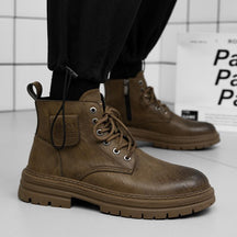 Men's leather boots