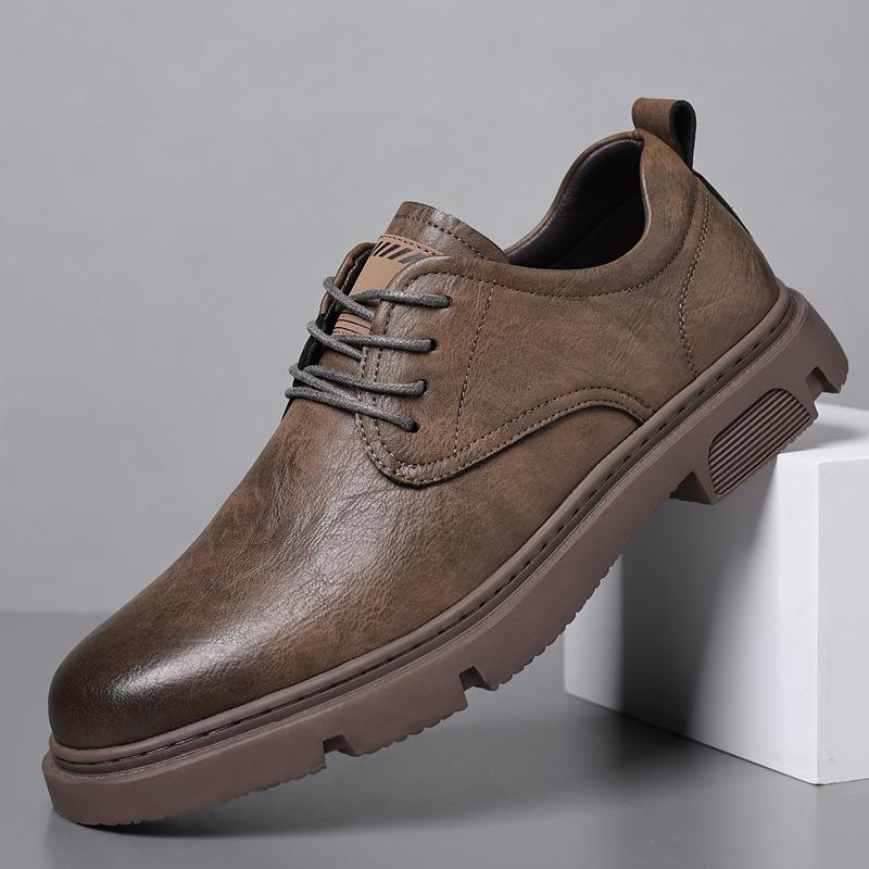 Men's New Leather Work Shoes