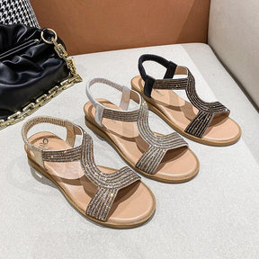 Rhinestone Bohemian Sandals