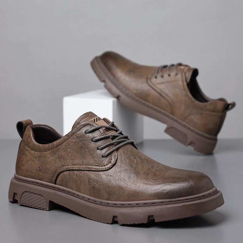 Men's New Leather Work Shoes