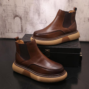 Men's Autumn Winter Slip-on Chelsea Boots