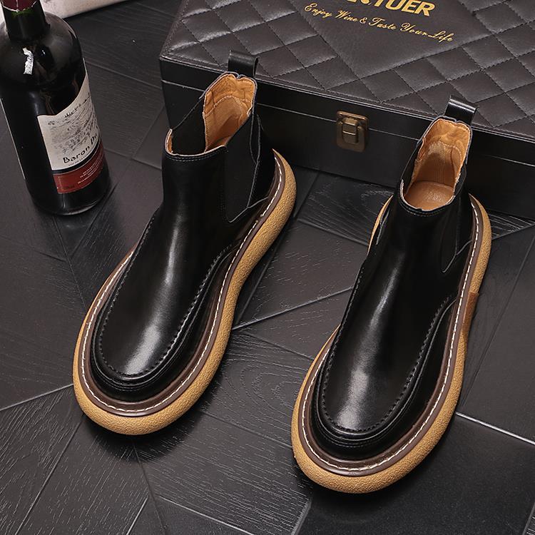 Men's Autumn Winter Slip-on Chelsea Boots