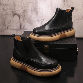 Men's Autumn Winter Slip-on Chelsea Boots