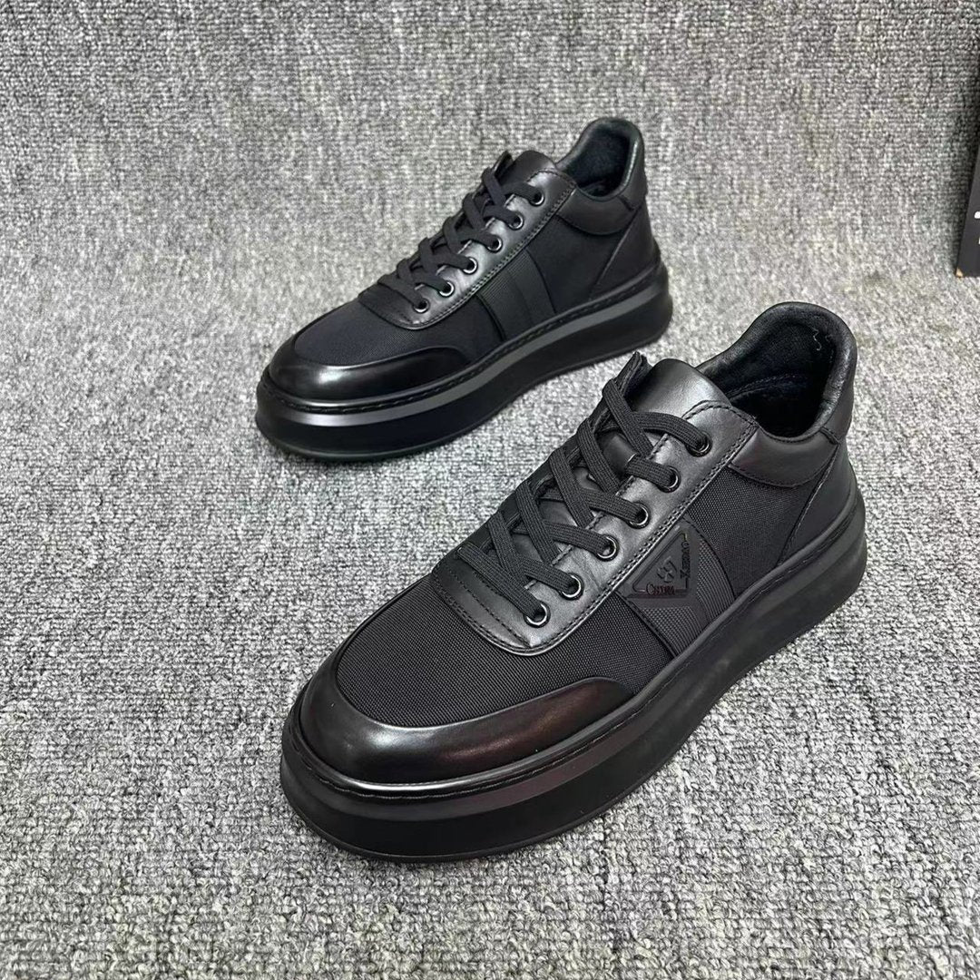 Men's Casual Black Sneakers