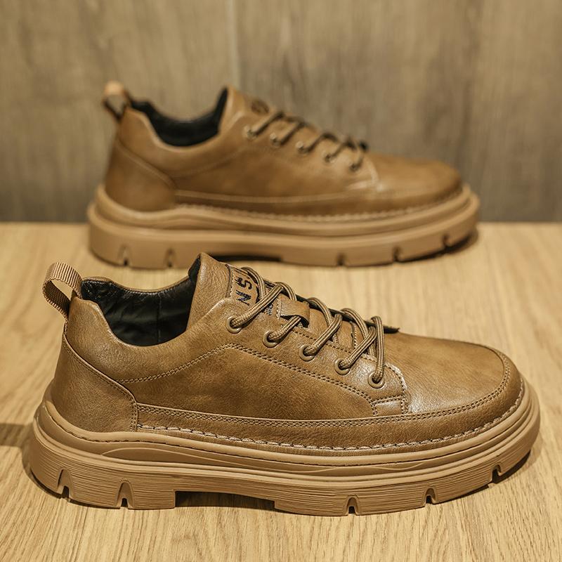 Men's Low Top Casual Leather Boots