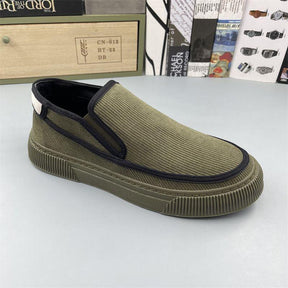 Men's Corduroy Slip-on Shoes